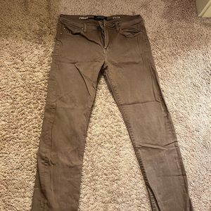 LIVERPOOL The Relaxed Straight Leg Brown Pants Men's Size 33x34